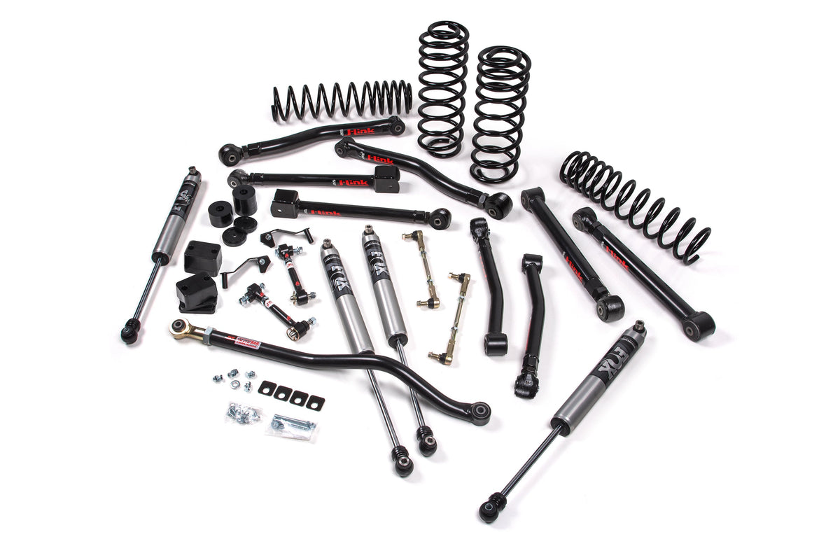 JKS 4.5" Lift Kit J-Krawl Wrangler JL 4-Door W, Fox 2.0 Performance Series, Fits 2018-2024 Jeep Wrangler JL JSPEC226KFP