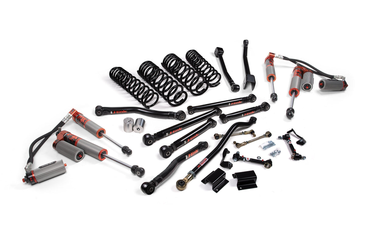JKS 4.5" Lift Kit J-Krawl Wrangler JL 4-Door W, FOX 3.0 Factory Race Series, Fits 2018-2024 Fits Jeep Wrangler JL JSPEC228FRS