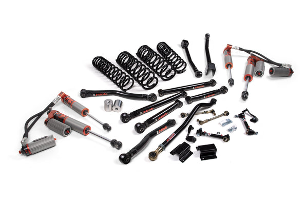 JKS 4.5" Lift Kit J-Krawl Wrangler JL 4-Door W, Fox 3.0 Factory Race Series, Fits 2018-2024 Jeep Wrangler JL JSPEC228FRS