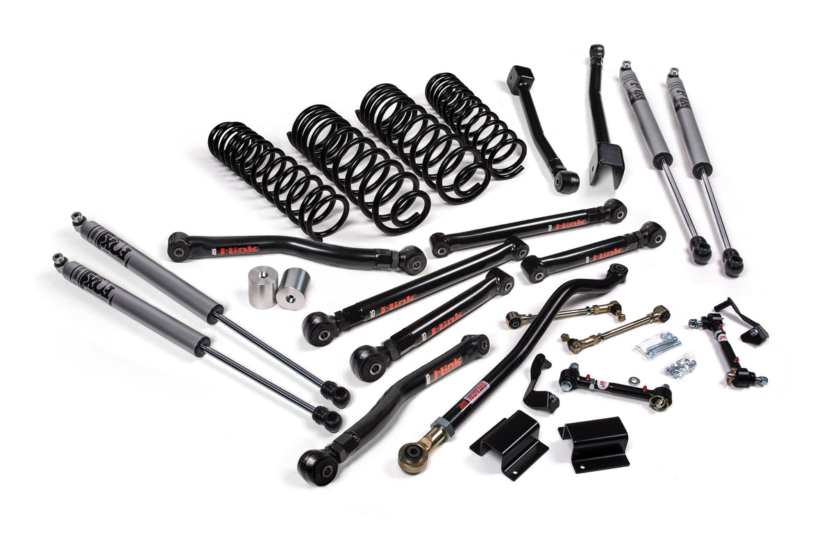 JKS 4.5" Lift Kit J-Krawl Wrangler JL 4-Door W, FOX 2.0 Adventure Series, Fits 2018-2024 Fits Jeep Wrangler JL JSPEC228KFA