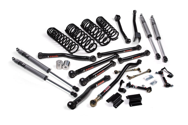 JKS 4.5" Lift Kit J-Krawl Wrangler JL 4-Door W, Fox 2.0 Adventure Series, Fits 2018-2024 Jeep Wrangler JL JSPEC227KFA