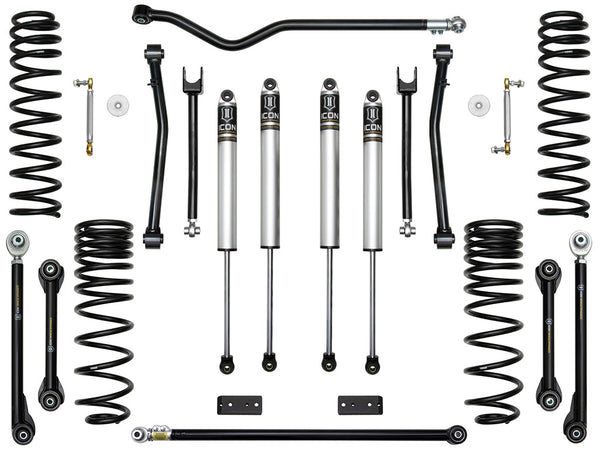 ICON 2020+ compatible with Jeep Gladiator 2.5in Stage 5 Suspension System (TUBULAR) K22105T