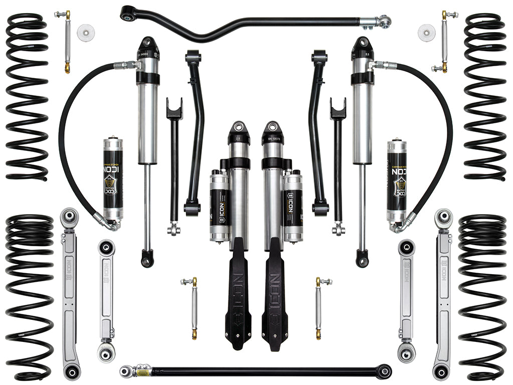Icon 2020-Up compatible with Jeep Gladiator Jt 2.5" Stage 8 Suspension System With Billet Links K22108