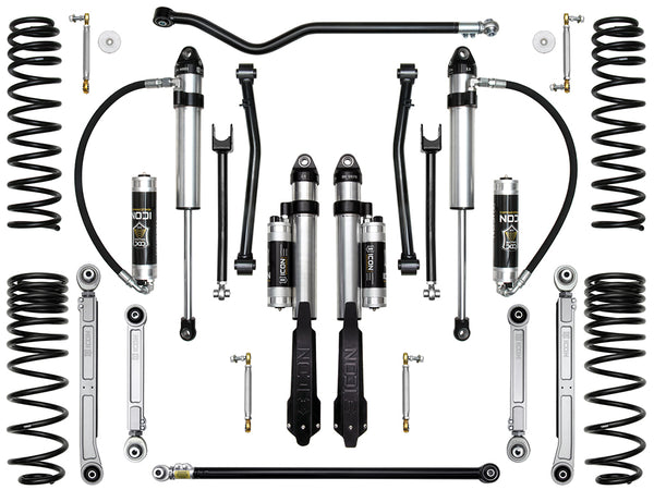 Icon 2020-Up compatible with Jeep Gladiator Jt 2.5" Stage 8 Suspension System With Billet Links K22108