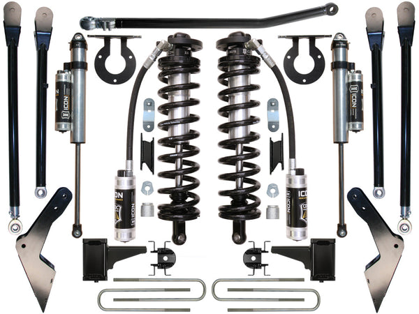 Icon 2008-2010 Ford F-250/F-350 4-5.5" Lift Stage 4 Coilover Conversion System K63124