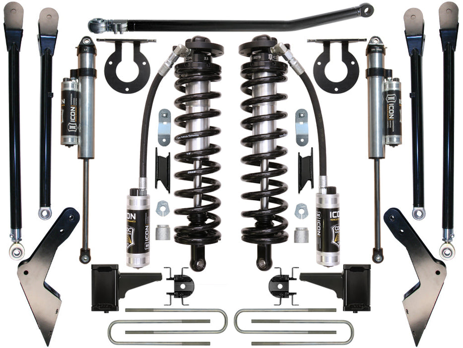 Icon 2008-2010 Ford F-250/F-350 4-5.5" Lift Stage 4 Coilover Conversion System K63124
