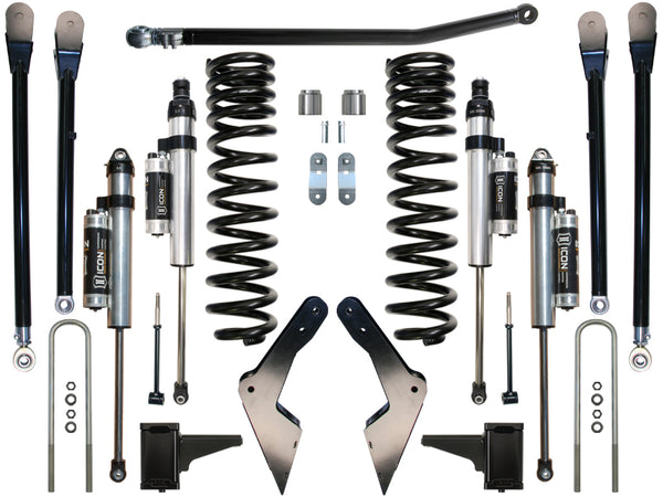 Icon 2005-2007 Ford F250/F350 4.5" Lift Stage 4 Suspension System K64503