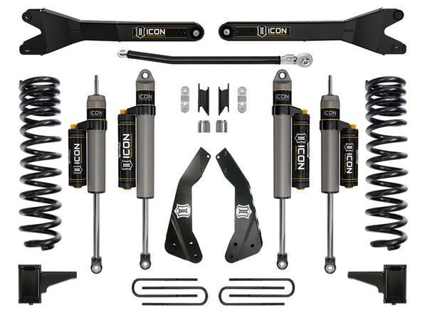 Icon 2011-2016 Ford F250/F350 Super Duty 4.5" Lift Stage 4 Suspension System With Radius Arm K64563R