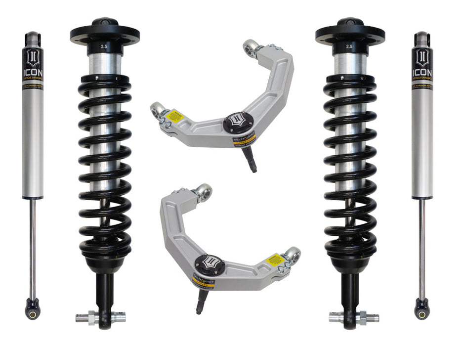 Icon 2021 Ford F150 2Wd 0-3" Lift Stage 2 Suspension System With Billet Uca K93122