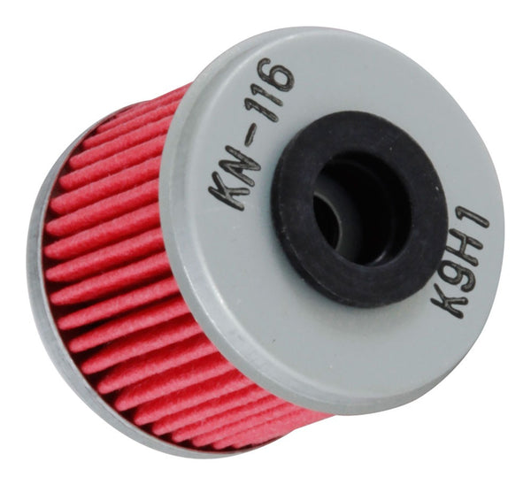 K&N Motorcycle Oil Filter: High Performance, Premium, Designed to be used with Synthetic or Conventional Oils: Fits Select Honda Vehicles, KN-116