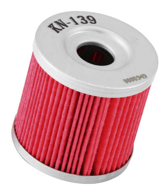 K&N Motorcycle Oil Filter: High Performance, Premium, Designed to be used with Synthetic or Conventional Oils: Fits Select Suzuki, Arctic Cat, Kawasaki Vehicles, KN-139
