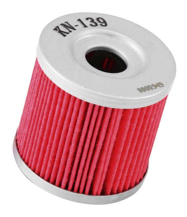 K&N Motorcycle Oil Filter: High Performance, Premium, Designed to be used with Synthetic or Conventional Oils: Fits Select Suzuki, Arctic Cat, Kawasaki Vehicles, KN-139
