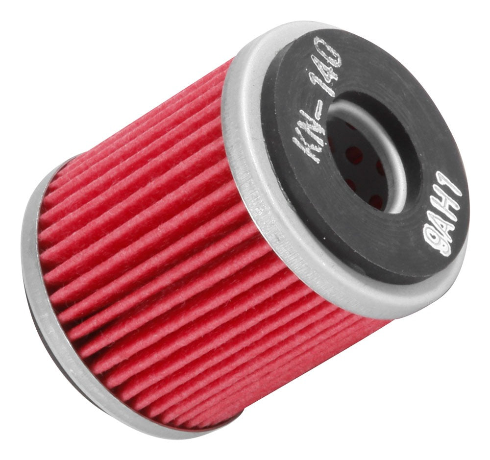 K&N Motorcycle Oil Filter: High Performance, Premium, Designed to be used with Synthetic or Conventional Oils: Fits Select Yamaha Motorcycles, KN-140