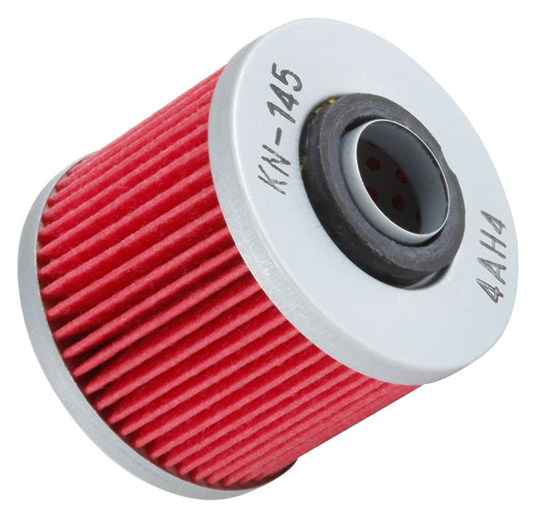 K&N Motorcycle Oil Filter: High Performance, Premium, Designed to be used with Synthetic or Conventional Oils: Fits Select Yamaha Vehicles, KN-145