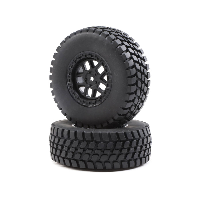 Losi Alpine Wheel and Tire Mounted (2): BR