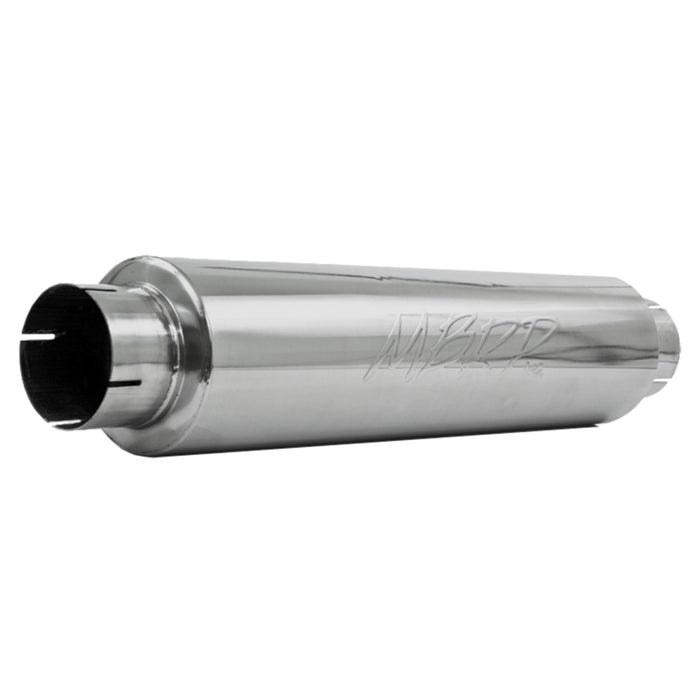 Mbrp Exhaust 4In. Inlet/Outlet; Quiet Tone Muffler; 24In. Body; 6In. Diameter; 30In. Overall; T304 M1004