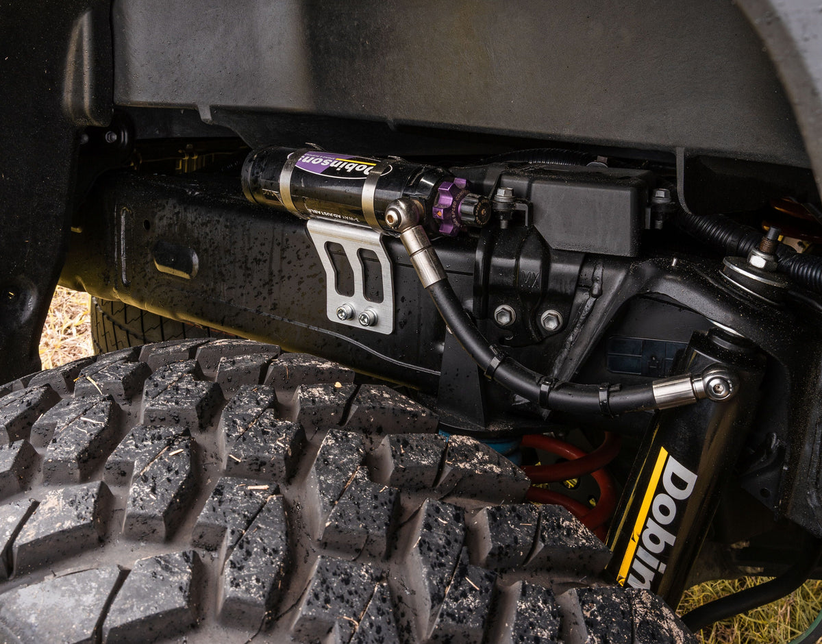 Dobinsons Reservoir Mount Kit for Rear 4TH Gen Tacoma - Raw Aluminum Finish ( ) - RM59-063