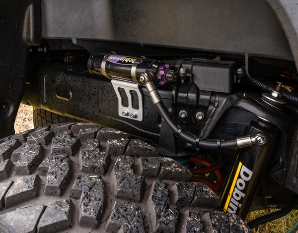 Dobinsons Reservoir Mount Kit for Rear 4TH Gen Tacoma - Raw Aluminum Finish ( ) - RM59-063