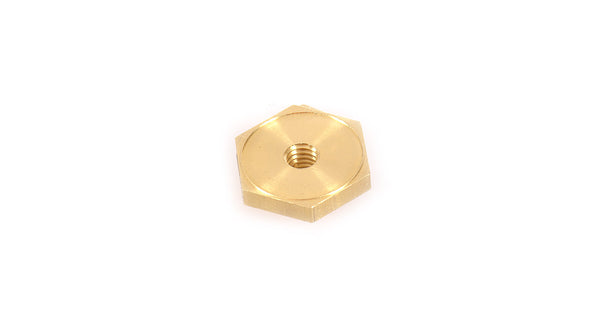 Rhino Rack M6 X 20.57Mm Brass Hex Spigot Nut (8 Pack) N042K-BP