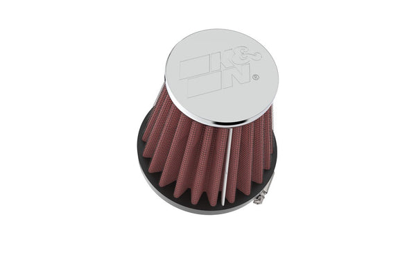 K&N Universal Clamp-On Air Filter: High Performance, Premium, Replacement Engine Filter: Flange Diameter: 1.9375 In, Filter Height: 3 In, Flange Length: 0.625 In, Shape: Round Tapered, RC-1060