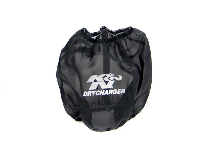 K&N Black Drycharger Round Tapered Air Filter Wrap RF-1014DK