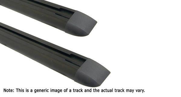 Rhino Rack Rhino-Rack compatible with Jeep Wrangler Jk 4 Door Rtc Tracks W/Hardware & End Caps Pair RTC12JWMY11
