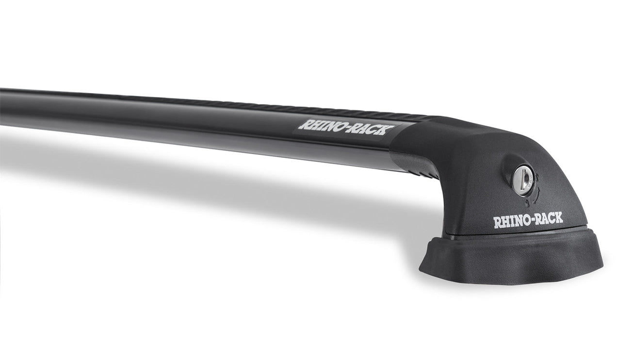 Rhino-Rack 20-21 Kia Seltos 5 Door SUV w/Flush Rails Vortex RVP 2 Bar Roof Rack Black RVP83