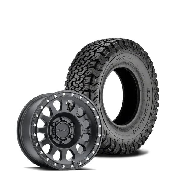 JKS WTC: MR315, 20x9, +18mm Offset, 6x135, 87mm Centerbore, Matte Black, BFG KO2 35X12.50R20/E WTCMR315KO2001