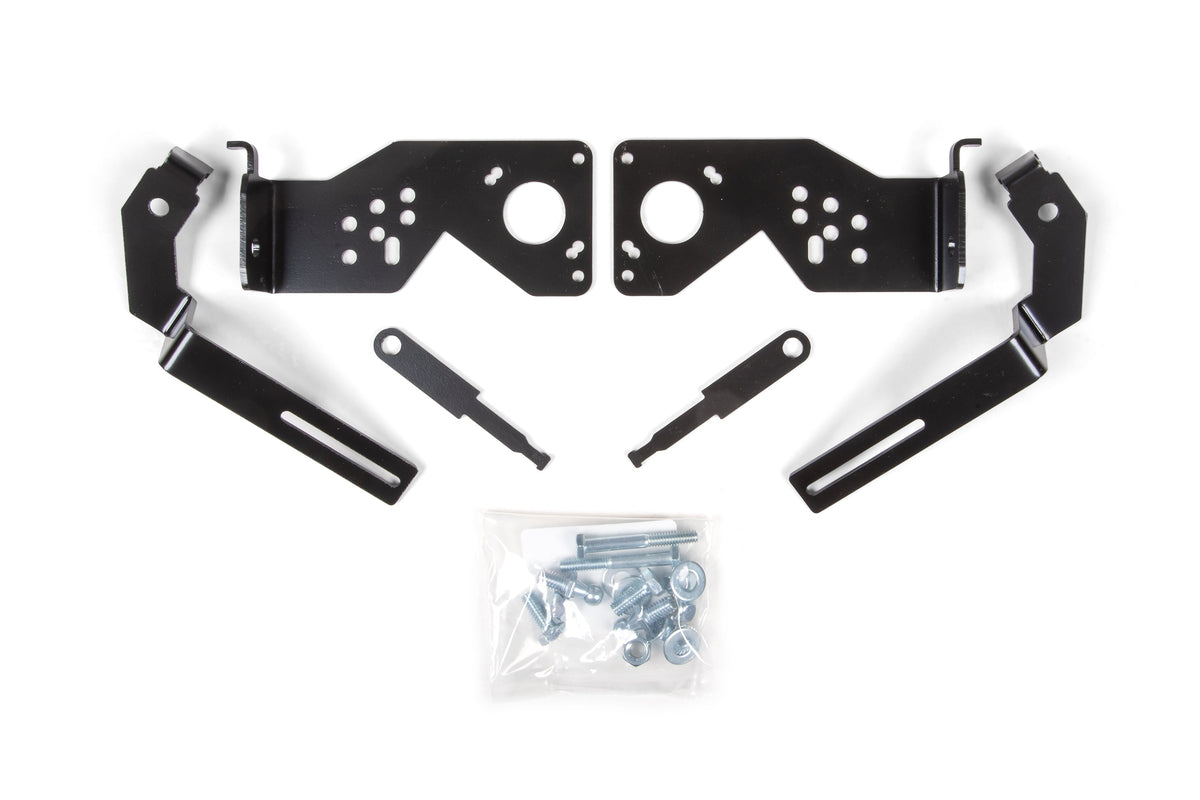 ZONE Ride Height Sensor Relocation Bracket Kit 5-7 Inch Lift W/ Radius Arm Drop Fits Ford F250/F350/F450 Super Duty 23-26 4WD F5502