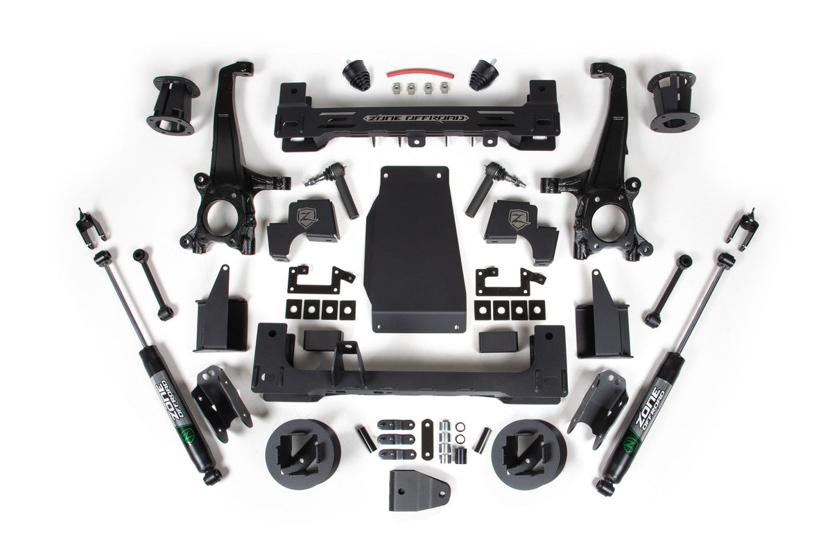 ZONE 2022-2023 Fits Toyota Tundra 6" Suspension Lift Kit Nitro Shocks ZONT14N