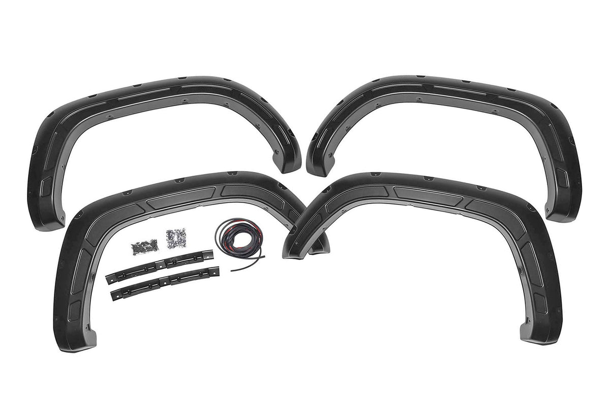 Rough Country Defender Pocket Fender Flares Fits toyotaTacoma 2WD/4WD (2016-2023) A-T11621