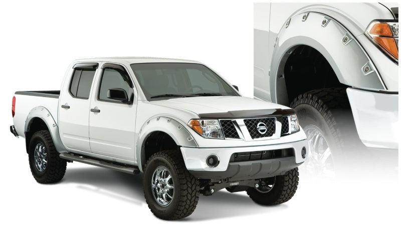 Bushwacker 06-14 Compatible with Nissan Frontier Styleside Boss Pocket Style Flares 4pc 73.3in Bed Black 71907-02