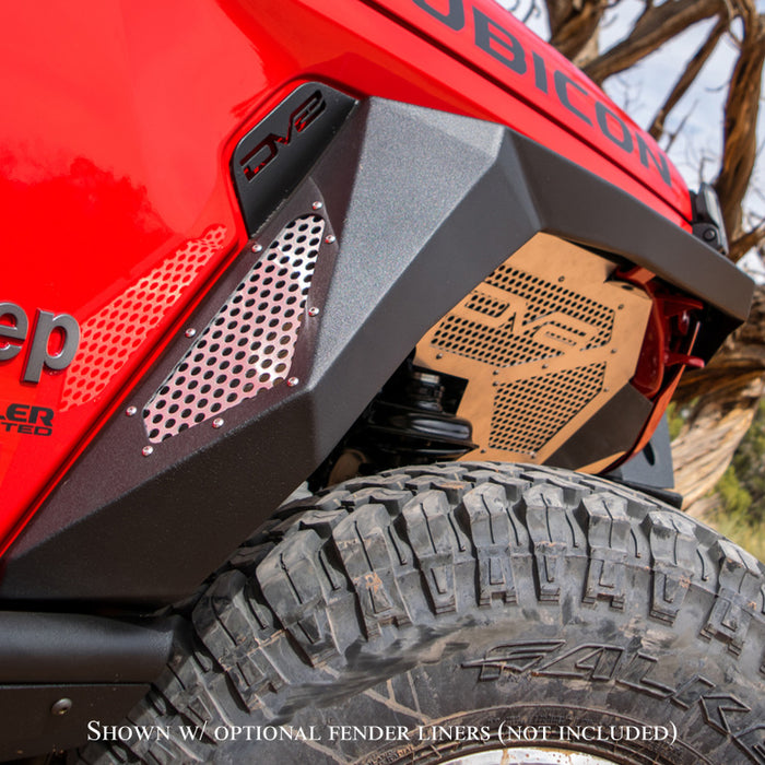 DV8 Offroad 2019+ compatible with Jeep Gladiator Armor Fenders FDGL-02