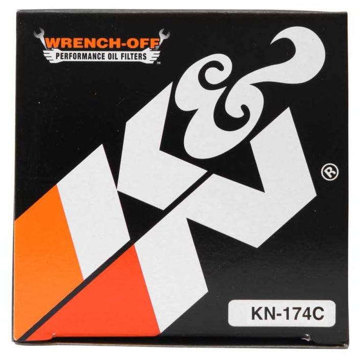 K&N Motorcycle Oil Filter: High Performance, Premium, Designed to be used with Synthetic or Conventional Oils: Fits Select Harley Davidson Motorcycles, KN-174C