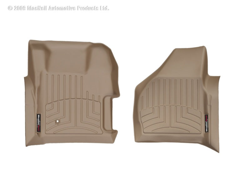 WeatherTech 08-10 Ford F250/F350/F450/F550 Super Duty Regular Cab Front FloorLiner Tan 451261