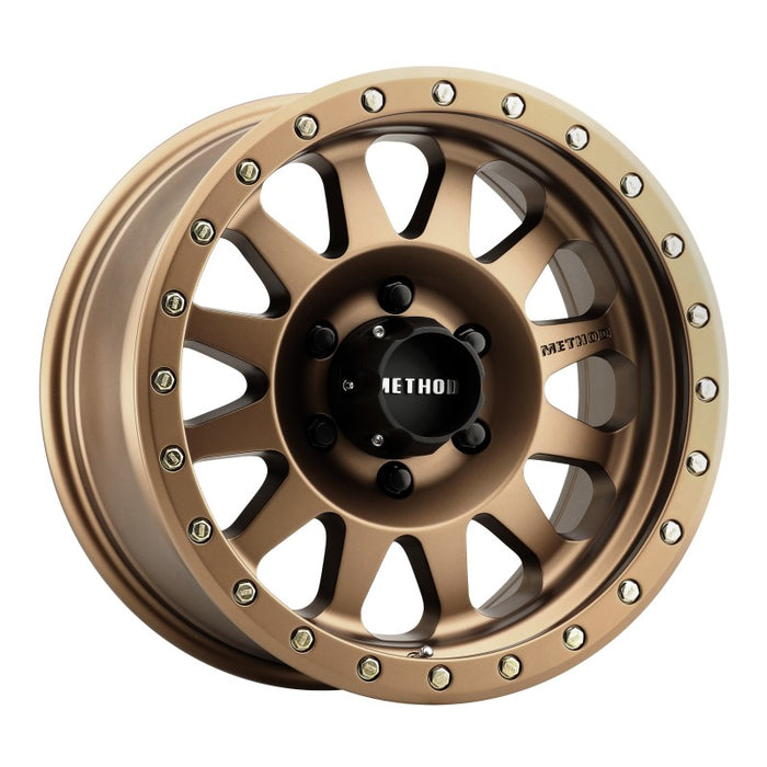 Method MR304 Double Standard 17x8.5 0mm Offset 6x135 94mm CB Method Bronze Wheel MR30478516900