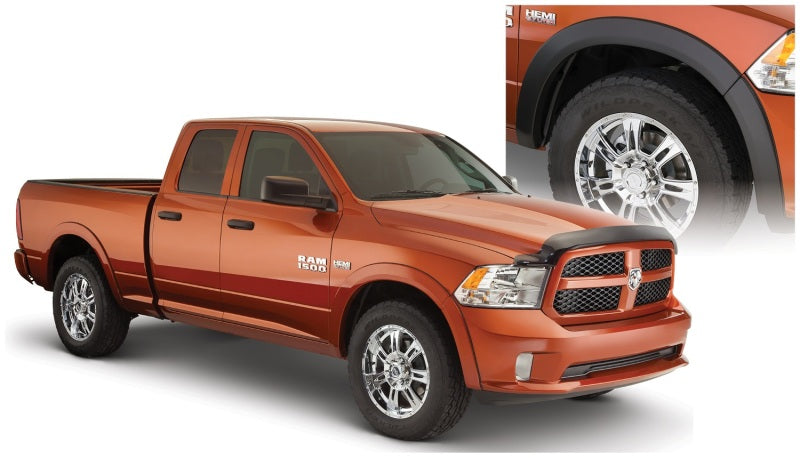 Bushwacker 09-18 Compatible with Dodge Ram 1500 Fleetside OE Style Flares 4pc 67.4/76.3/96.3in Bed Black 50920-02