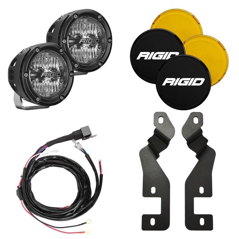 RIGID 2021 Fits Ford Bronco A-Pillar Light Mount Kit (Incl. 4In 360-Series Drive) 46711