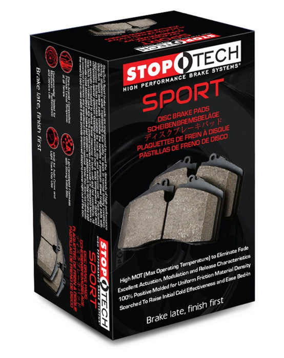 StopTech Sport 12-17 Volkswagen CC Front Brake Pads 309.1633