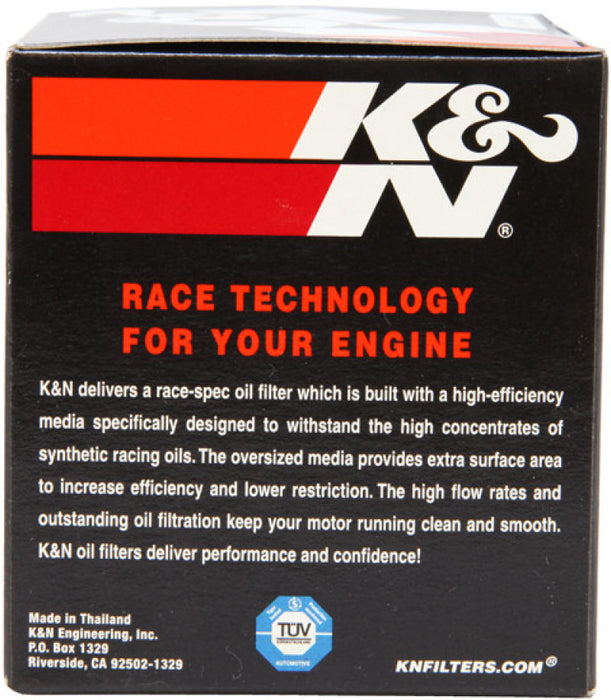 K&N Motorcycle Oil Filter: High Performance, Premium, Designed to be used with Synthetic or Conventional Oils: Fits Select Suzuki Vehicles, KN-138C