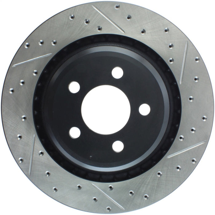 StopTech SportStop 06-09 Chrysler SRT-8 Rear Left Drilled & Slotted Rotor 127.63064L