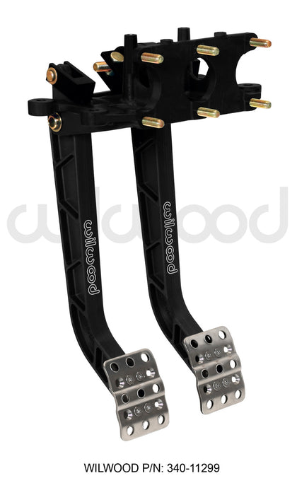 Wilwood Adjustable Dual Pedal Brake / Clutch Rev. Swing Mount 6.25:1 340-11299