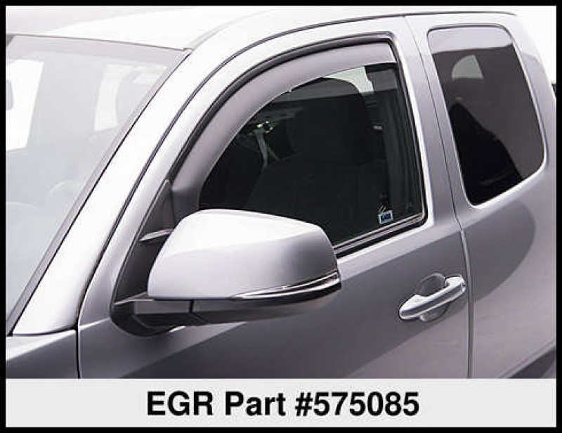 EGR 16-17 Toyota Tacoma In-Channel Window Visors Matte (575085) 575085