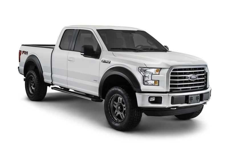 Bushwacker 15-17 Ford F-150 Styleside Extend-A-Fender Style Flares 4pc 67.1/78.9/97.6in Bed Black 20936-02