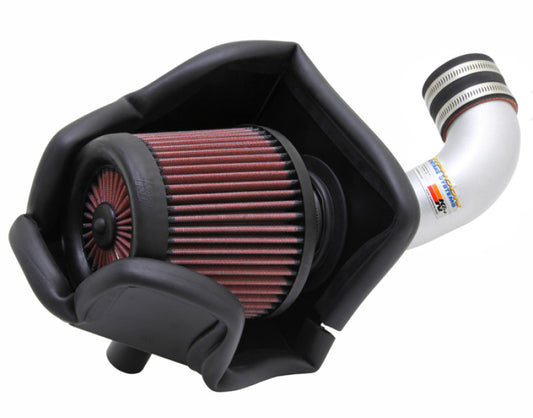 K&N 11 Honda CR-Z 1.5L L4 Silver Typhoon Short Ram Intake 69-1018TS