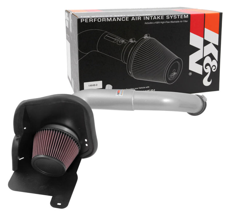 K&N 69-5319TS Typhoon Air Intake for KIA SOUL L4-1.6L F/I TURBO, 2017-2018