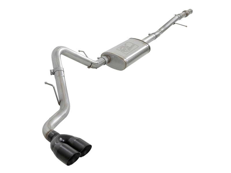 aFe Vulcan Series 3in 304SS Exhaust Cat-Back w/Blk Tip 2019 GM Silverado/Sierra 1500 V6-4.3L/V8-5.3L 49-34106-B