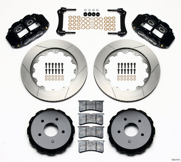 Wilwood Narrow Superlite 4R Rear Kit 14.00in 97-04 Corvette C5/Z06 05-13 C6 140-9119