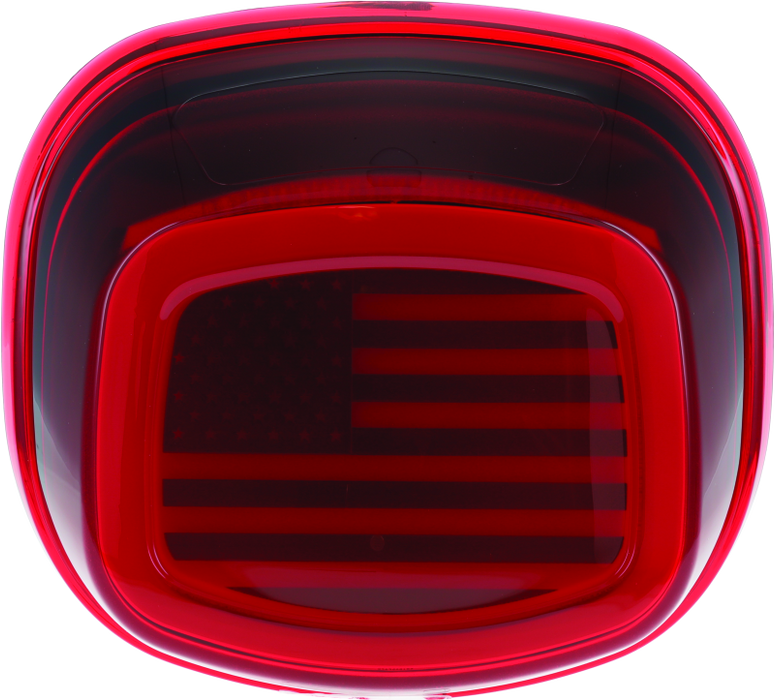 Kuryakyn Freedom Taillight Red Lens Without License Light 2925