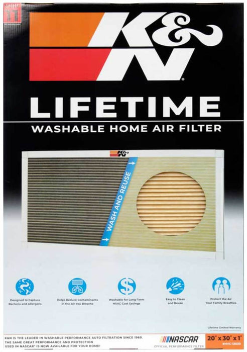 K&N HVAC Filter 20 x 30 x 1 HVC-12030